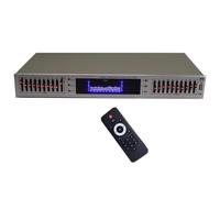 Ecualizador gráfico digital profesional con Bluetooth y USB, control remoto, pantalla de espectro LED para estudio de grabación
