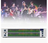ecualizador gráfico dual de 31 bandas,ecualizador digital de espectro, Reducción automática de ruido,Pantalla LCD HD,Ajuste de agudos, medios y graves,10 efectos predefinidos