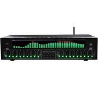 Ecualizador gráfico estéreo de 31 bandas, ecualizador gráfico estéreo de audio digital, analizador de espectro de audio con reducción de ruido, 12 patrones de ritmo y afinación independiente dual de
