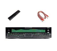 Ecualizador gráfico estéreo de audio digital, ecualizador de 31 bandas, procesador de audio digital con 12 modos y reducción automática de ruido para rendimiento escénico