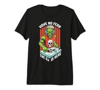 Ecualizador Musical de Halloween Have No Fear The DJ Is Here Zombie Camiseta Premium