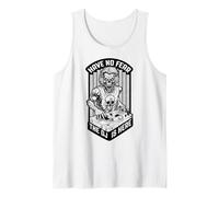 Ecualizador Musical de Halloween Have No Fear The DJ Is Here Zombie Camiseta sin Mangas