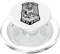 Ecualizador Musical de Halloween Have No Fear The DJ Is Here Zombie PopSockets PopGrip para MagSafe
