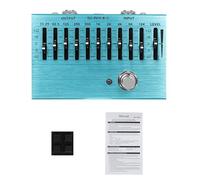 Ecualizadores de 10 bandas, ecualizadores de pedal, controlador de banda de instrumento, controlador de banda de salida independiente, preamplificador de ajuste de volúmenes de salida