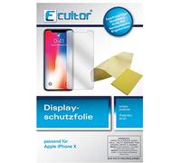 Ecultor I 6X Protector de Pantalla para Apple iPhone X pelicula Protectora Claro