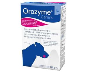 Ecupharma - Orozyme Canine Tiras Enzimas Masticables para perros grandes 141 g - 980458448