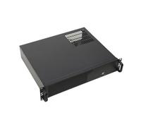 ECUTEE 14 rack Server Chasis 2U Compatible con placas base Micro ATX/Mini ITX, armarios de pared estrechos con conexión USB, 4 ranuras