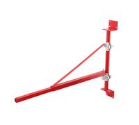 ECUTEE - Brazo de soporte de grúa para elevadores eléctricos, capacidad de carga de 600 kg, brazo giratorio de grúa con poste, estructura de acero para elevador de andamio con ángulo de giro de 180°