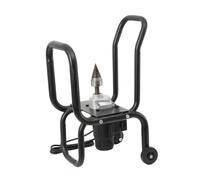 ECUTEE Cortador de leña eléctrico, 2000 W, 220 V, diámetro de la madera triturada, 20 cm, sistema de hendidura para leña y madera dura, leña para chimenea, estufa de leña, horno de pizza, barbacoa