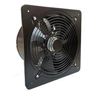 ECUTEE PQS25 Ventilador Axial de 120W de 12 Pulgadas 2650 m³/h 300mm Extractor de Metal Industrial para Cocina, Baño Pared/Techo (Tamaño de Placa: 350x350mm)