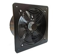 ECUTEE - Ventilador axial de 120 W, 2650 m³/h, ventilador extractor de 300 mm, ventilador de metal industrial, para cocina y baño, para techo y pared, tamaño de placa: 350 x 350 mm