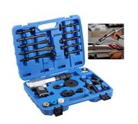 ECUTEE Vibro Juego de martillo cincelador, 15 piezas, martillo de impacto con cincel, 2200 rpm, portabrocas rápido, amortiguación retroceso