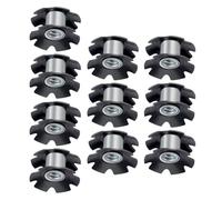 ECVGHD 10 tornillos de fijación de tuerca de estrella para horquillas de 1-1/8 pulgadas, 28,6 mm