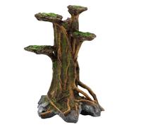 ECVGHD Baúl de árbol realista de resina de simulación de acuario para pecera de bricolaje