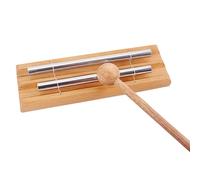 ECVGHD Campanas de percusión manual de 3 tonos para oración, profesor, aula