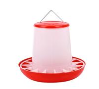 ECVGHD Comedero para pollitos, kit de riego para pollitos, codornices, gallinas, comederos colgantes para aves de corral