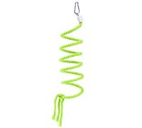 ECVGHD Hamaca de jaula de loros, columpio en espiral, de algodón, con escalera, suministros de pie