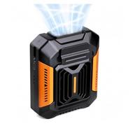 ECwtpndf Ventilador portátil para la cintura, Mini ventilador de cintura portátil, cuello USB, LED SOS, 3 velocidades, multicolor