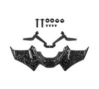 ECZDDEFS Alerones Delanteros Sport Downforce Naked Deflector ala Aerodinámico Alerón Delantero Tipo Cono Nariz para Y&amaha para MT07 SP para MT 07 para MT-07(Forging Pattern)