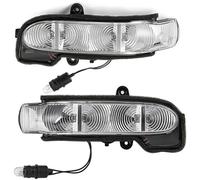 ECZDDEFS Luz Intermitente para Espejo Retrovisor Lateral - Lámpara de Señal de Giro Compatible con Mercedes Benz G E Class W211 S211 W463 W461 (A Pair)