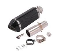 ECZDDEFS Tubo Escape Motocicleta para KYMCO AK550 AK 550 Sistema De Escape De Motocicleta Tubo De Enlace Medio Modificado Conexión De Silenciador De 51 Mm Deslizamiento(Type 5)