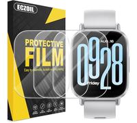 ECZOIL 4 protectores de pantalla de cristal protector para Xiaomi Redmi Watch 5 Active, alta definición, dureza 9H