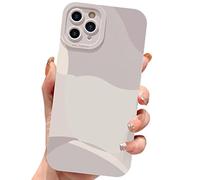 ECZOIL Funda Compatible con iPhone 11 Pro MAX de 6.5 Pulgadas,Cute Aesthetic Pintado Arte Lente Protector Delgado Caso de teléfono Suave TPU Mujeres niñas Phone Case for iPhone 11 Pro MAX-Blanco