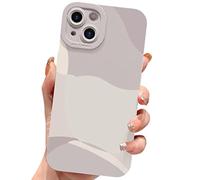 ECZOIL Funda Compatible con iPhone 14 Plus de 6.7 Pulgadas,Cute Aesthetic Pintado Arte Lente Protector Delgado Caso de teléfono Suave TPU Mujeres niñas Phone Case for iPhone 14 Plus-Blanco