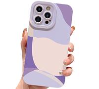 ECZOIL Funda Compatible con iPhone 14 Pro de 6.1 Pulgadas,Cute Aesthetic Pintado Arte Lente Protector Delgado Caso de teléfono Suave TPU Mujeres niñas Phone Case for iPhone 14 Pro-Rosa