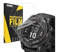 ECZOIL - Protector de pantalla de 4 piezas para Garmin Fenix 7 Pro, sin burbujas, antiarañazos de alta definición, transparente y suave TPU protector ultra delgado