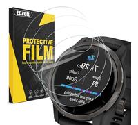 ECZOIL - Protector de pantalla de 4 piezas para Garmin Venu 2, sin burbujas, antiarañazos, alta definición, transparente, suave, TPU ultra delgado