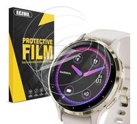 ECZOIL - Protector de pantalla de 4 piezas para Garmin Venu 3s, sin burbujas, antiarañazos de alta definición, transparente suave TPU película protectora ultra delgada