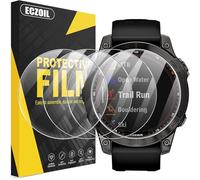 ECZOIL Protector de pantalla de cristal protector de pantalla para Garmin Fenix 7, alta definición, dureza 9H, cristal protector de pantalla para Garmin Fenix 7 (4 unidades)