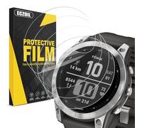 ECZOIL - Protector de pantalla para Garmin Fenix 7, sin burbujas, antiarañazos de alta definición, transparente y suave, TPU ultrafino, 4 piezas