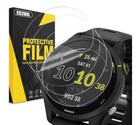 ECZOIL - Protector de pantalla para Garmin Forerunner 255, sin burbujas, antiarañazos de alta definición, transparente y suave, TPU ultrafina, 4 piezas