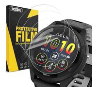 ECZOIL - Protector de pantalla para Garmin Forerunner 265, sin burbujas, antiarañazos de alta definición, transparente y suave, TPU ultrafina, 4 piezas