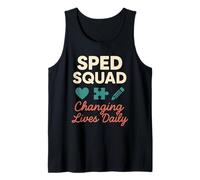 Ed Ed Educación Inclusiva Equipo IEP Maestro SPED Camiseta sin Mangas