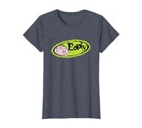 Ed EDD n Eddy Eddy Oval Camiseta, Mujer, Azul Jaspeado, 3XL