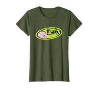 Ed EDD n Eddy Eddy Oval Camiseta, Mujer, Verde Oliva, S