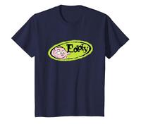 Ed EDD n Eddy Eddy Oval Camiseta, Niños, Azul Marino, 4 años