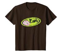 Ed EDD n Eddy Eddy Oval Camiseta, Niños, Marrón, 3 años