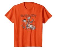 Ed, EDD n Eddy Gang Camiseta, Niños, Naranja, 6 años
