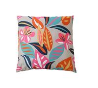ED ENJOY HOME Cojín Cuadrado Decorativo para Exterior, 60 x 60 cm, Estampado Floral, desenfundable, con Tratamiento Repelente al Agua y UV, colección jardín Costa