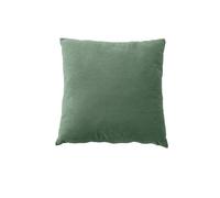 ED ENJOY HOME Cojín desenfundable Cuadrado Terciopelo, 40 x 40 cm, Verde Arcilla, 100% poliéster, Tejido Certificado Oeko-Tex, colección Calin