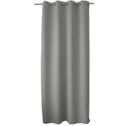 ED Enjoy Home - Cortina antifuego con Ojales, Gris Claro, 140 x 260 cm, categoría ignífuga M1, 100% poliéster, colección Llama