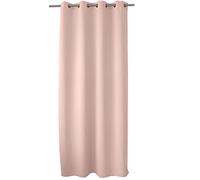 ED Enjoy Home Cortina Opaca con Ojales Plateados, Rosa Vieja, 140 x 240 cm, 100% poliéster, Tejido Certificado Oeko-Tex, colección Regaliz