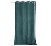 ED Enjoy Home Cortina térmica Opaca con Ojales, Azul Pato, 140 x 260 cm, 100% poliéster, Terciopelo, Forro Polar, colección Velvet