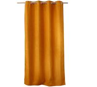 ED ENJOY HOME Floppy Cortina Oscura, Poliéster, Mostaza, 140L X 240H cm (1 Panneaux)
