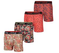 ED HARDY Calzoncillos tipo bóxer para hombre, paquete de 4 unidades, ropa interior de tela suave, cierre de tirar, lavables a máquina, cómodos y elásticos, Paquete de 4: calaveras, serpientes, palmas