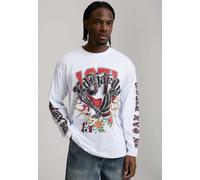 Ed Hardy Camiseta '1971 Tattoo Eagle' rojo sangre / negro / blanco S rojo sangre / negro / blanco